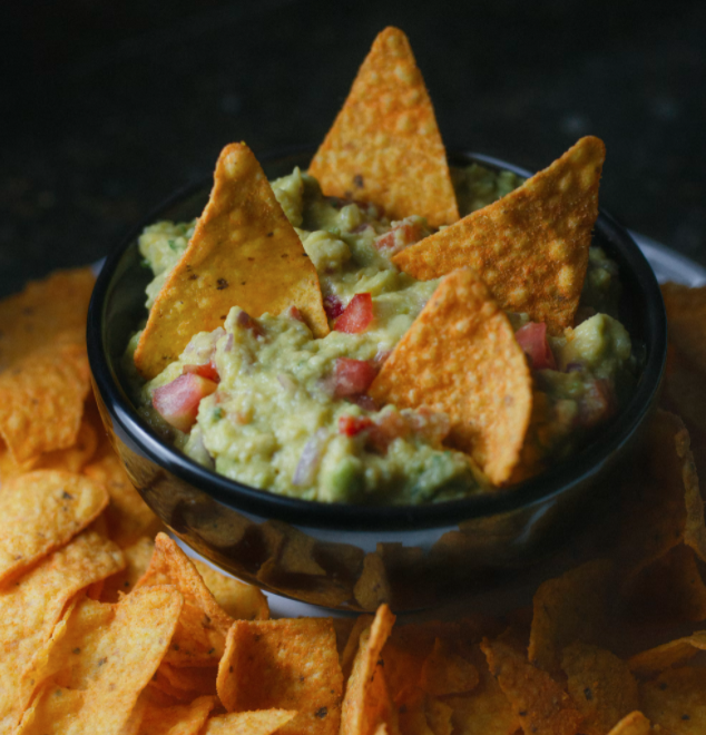 Nachos and Guacamole.